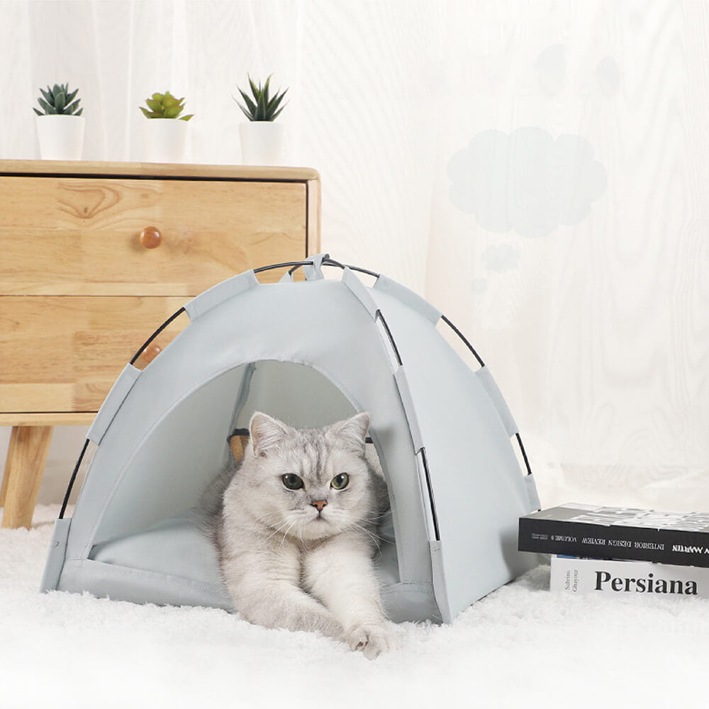 Indoor Camping Foldable Cat Tent Bed