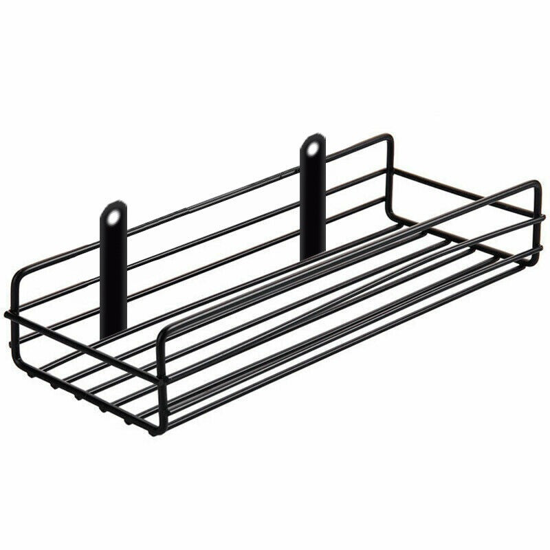 Kitchen Bathroom Shelve Wall Mounted Storage Rack Organizer