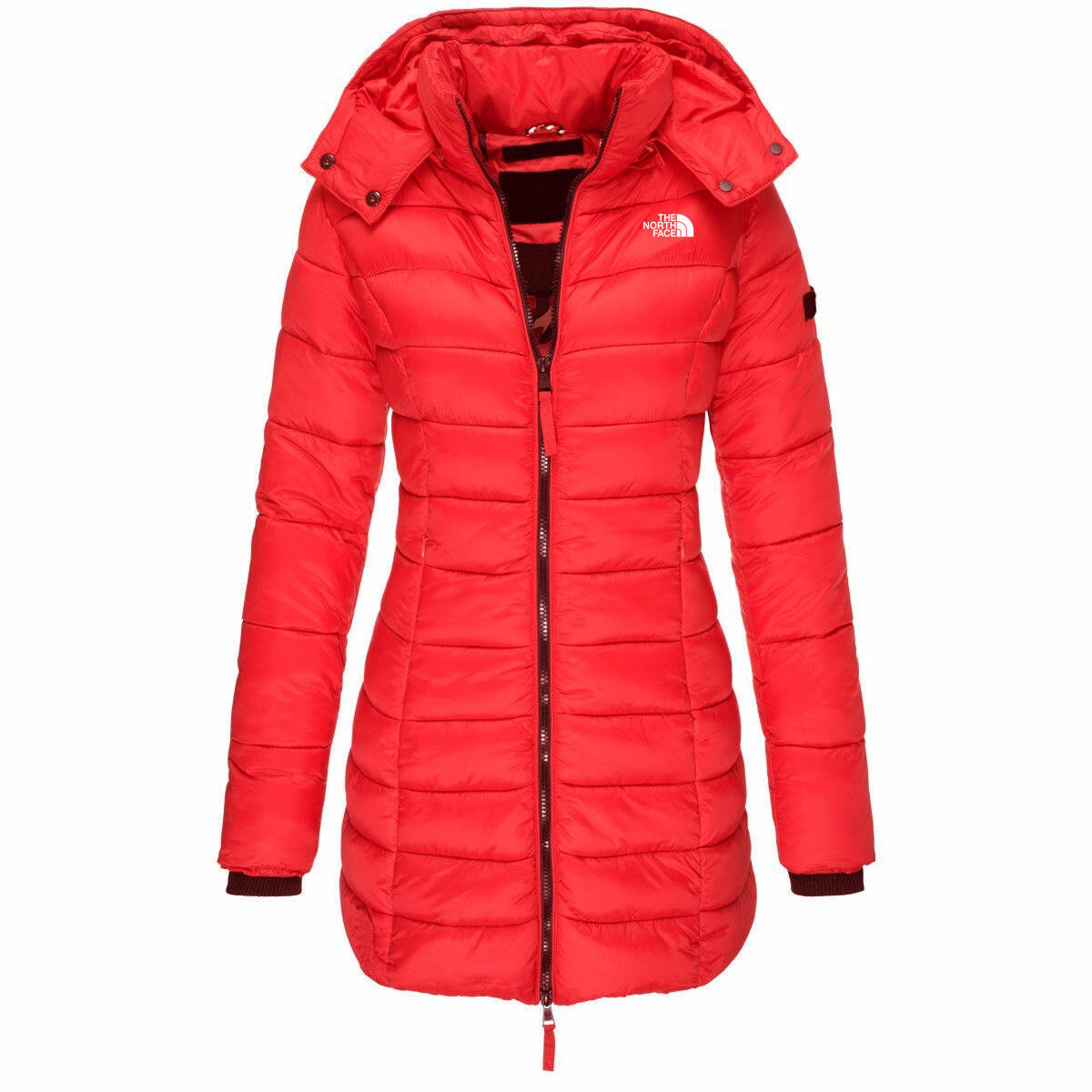 The North Face Plumífero de largo medio para mujer