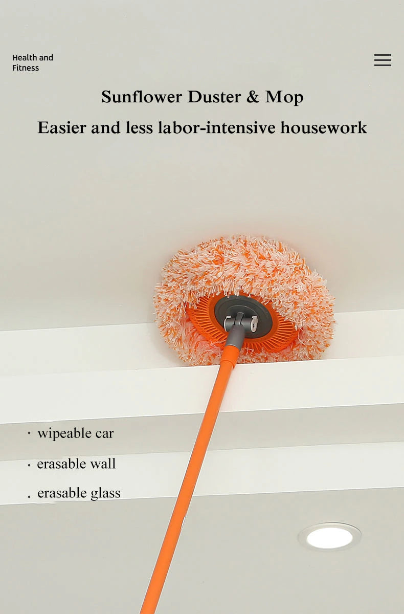 360 Degree Rotatable Microfiber Floor Mop