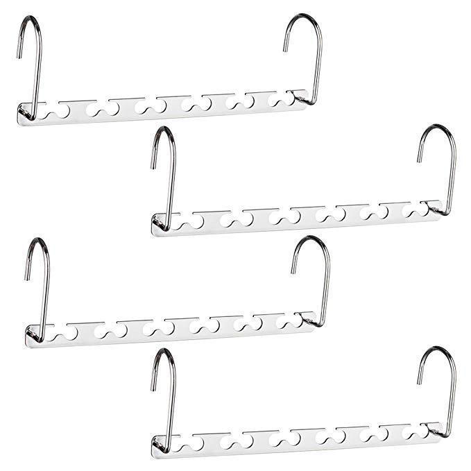 (80% OFF Today) Magic Hangers Closet Space Saving ( Plastic and Metal )