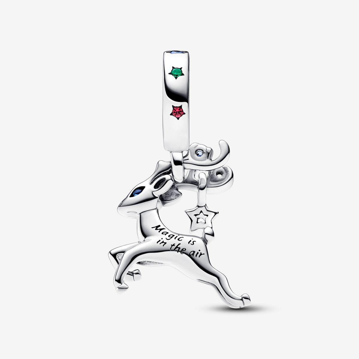 Magical Christmas Reindeer Dangle Pandora Charm