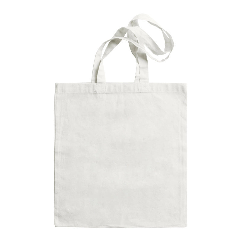 Women's Large Canvas Letter Building Streetwear Square Open Shoulder Bag