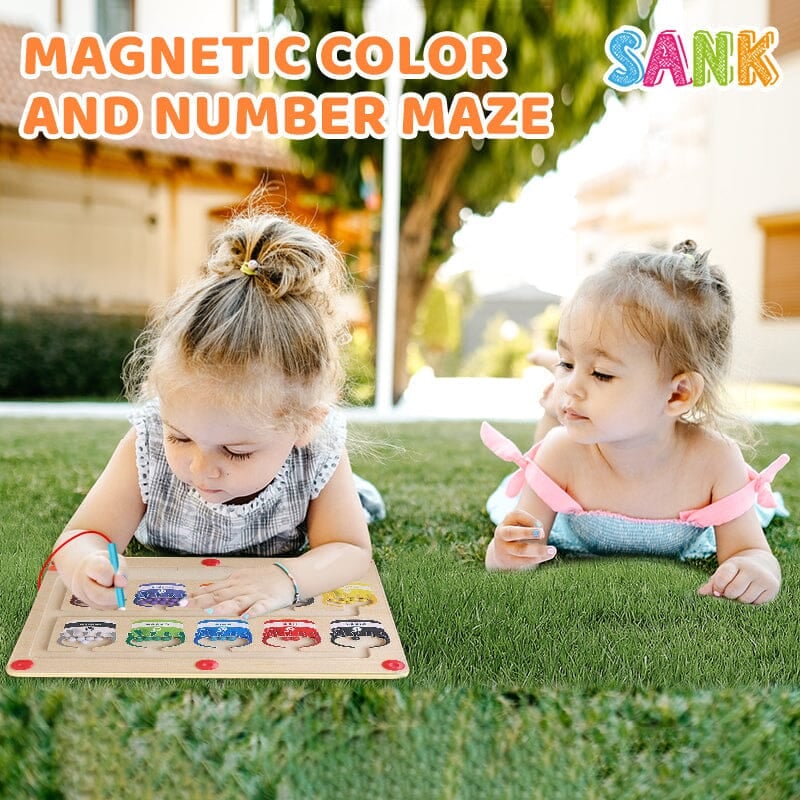 2023 Newest Magnetic Color and Number Maze🎁