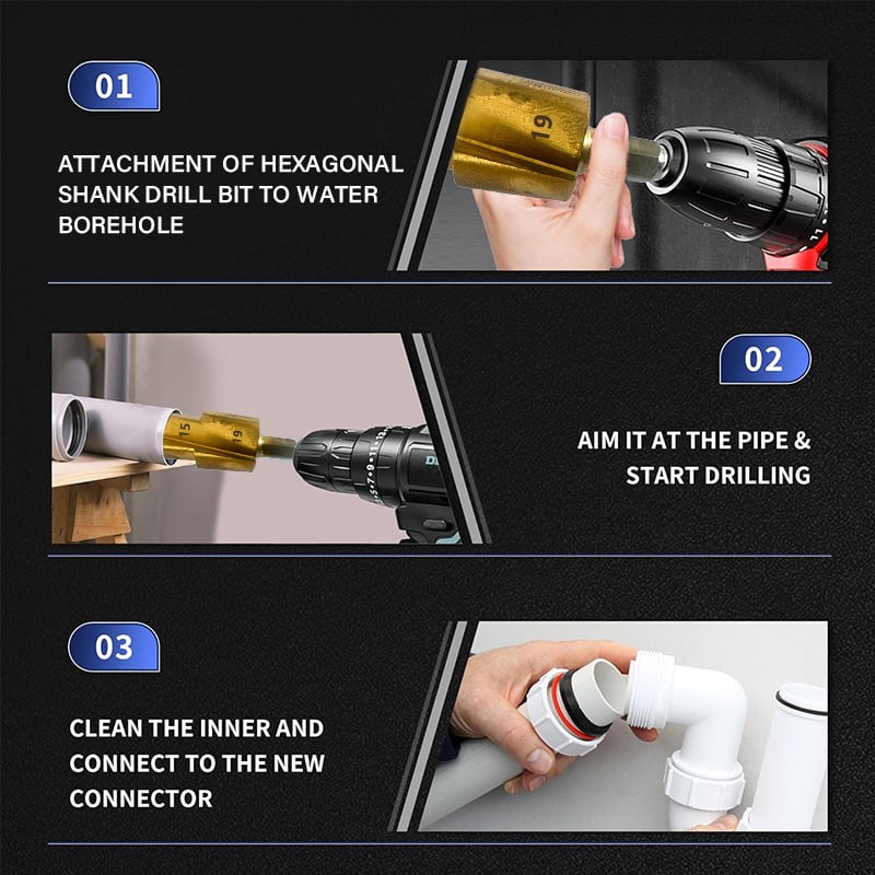 🔥2024 SALE - Heavy Duty Pipe Reaming Drill Bits