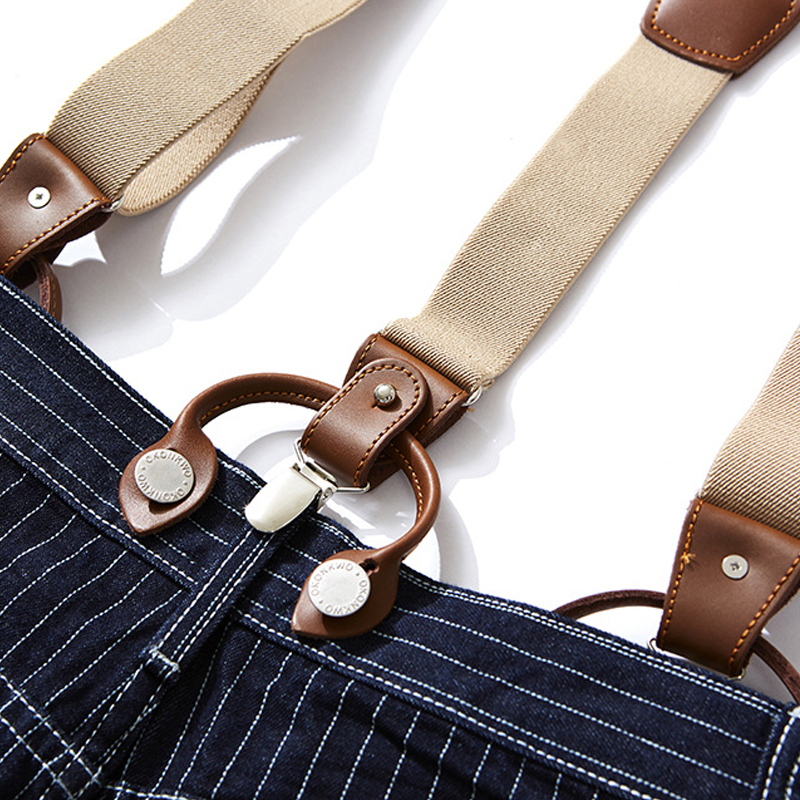 Vintage Overalls Removable Adjustable Suspenders