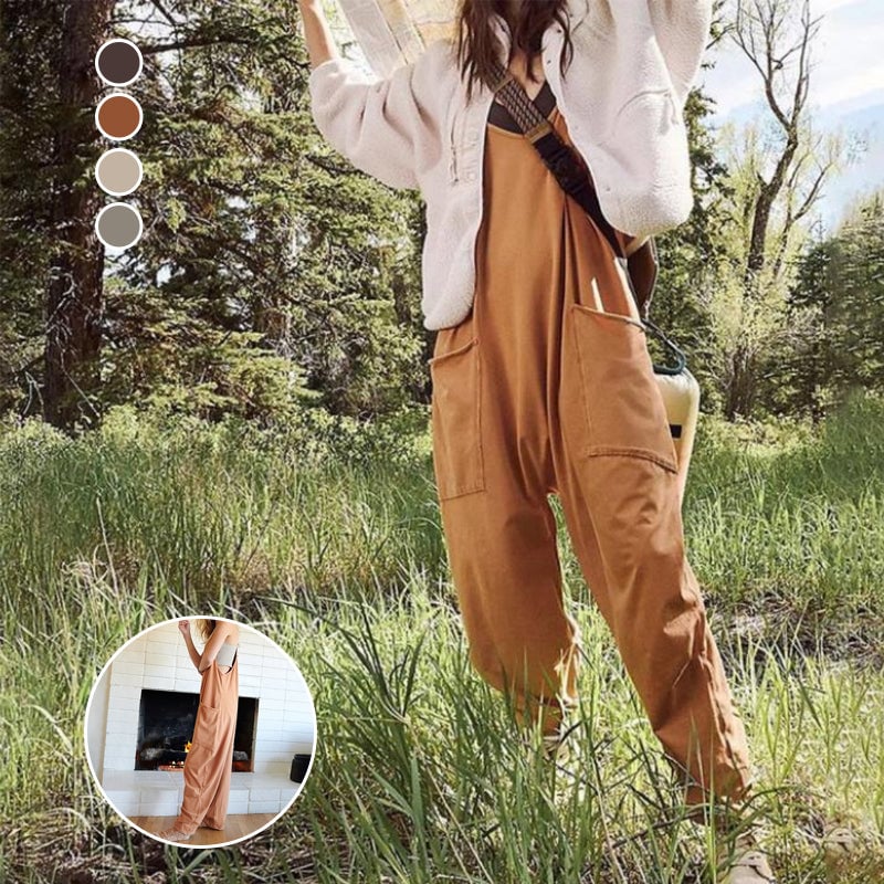 🍃New Wide Leg Jumpsuit with Pockets