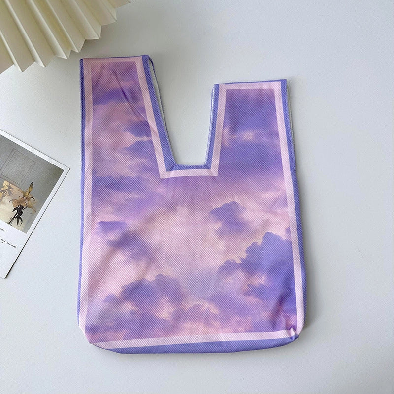 Women's Medium Polyester Color Block Streetwear Square Open Handbag
