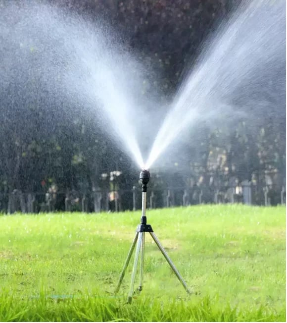 Stainless Steel Rotary Irrigation Tripod Telescopic Support Sprinkler