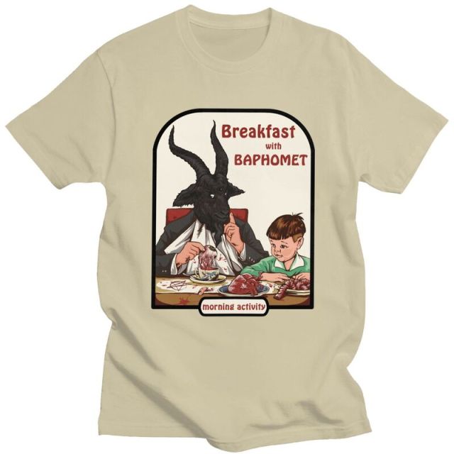 Breakfast With Baphomet Tee