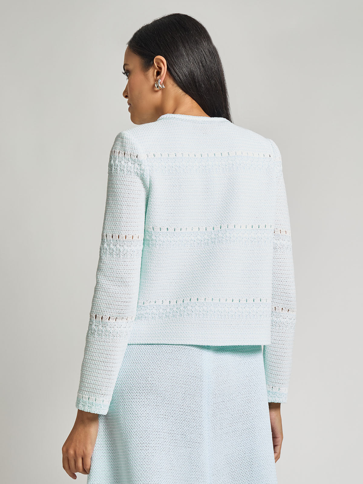 Heritage Crochet Knit Jacket - Modern Fit
