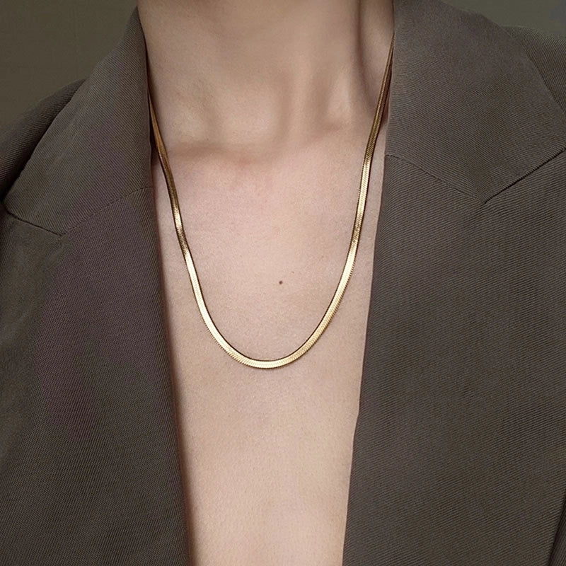 Minimalist Geometric Titanium Steel Plating Necklace 1 Piece
