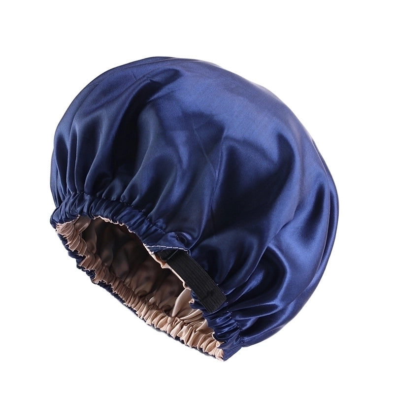5 Pieces Women's Elegant Basic Minimalist Solid Color Eaveless Nightcap