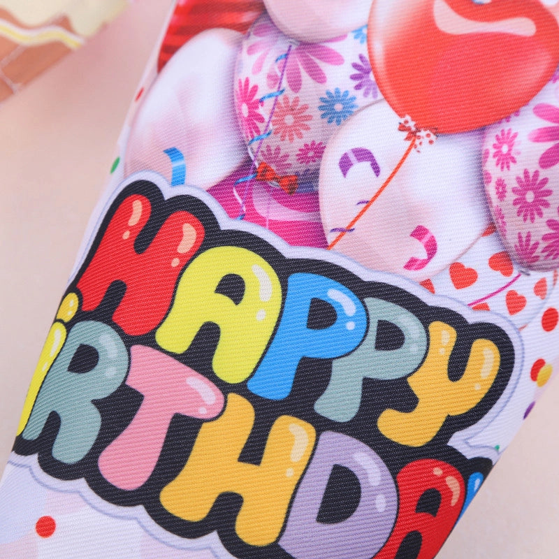 Casual Polyester Birthday Letter Pet Saliva Towel