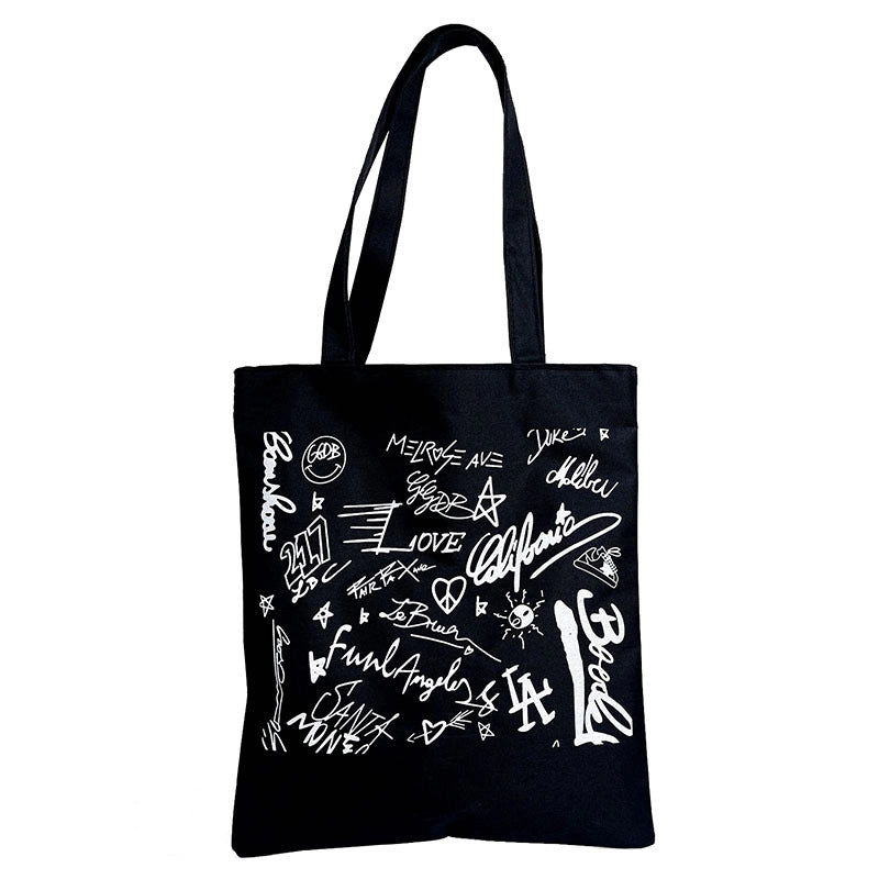Women's Large Canvas Solid Color Vintage Style Classic Style Square Zipper Shoulder Bag