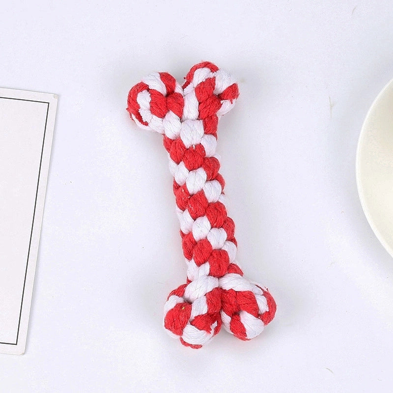 Cute Woven Animal Cotton Rope Molar Cat And Dog Toys