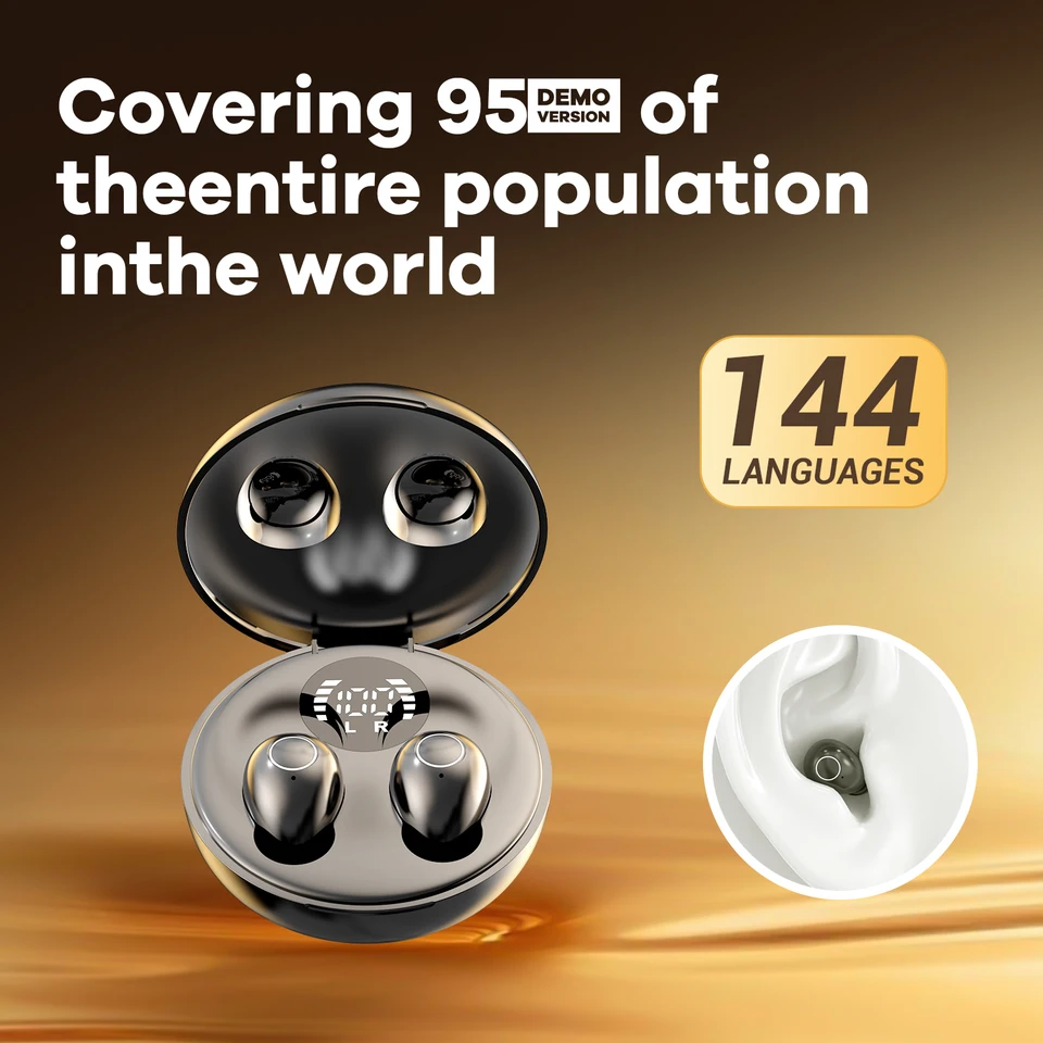 AI Real-Time Translation Earbuds Wireless Headphones Bluetooth Earphone Noise Reduction Headset For Xiaomi Redmi Small Earphones