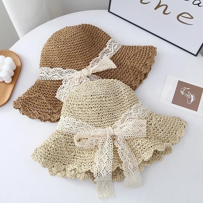 Women's Basic Solid Color Big Eaves Bucket Hat