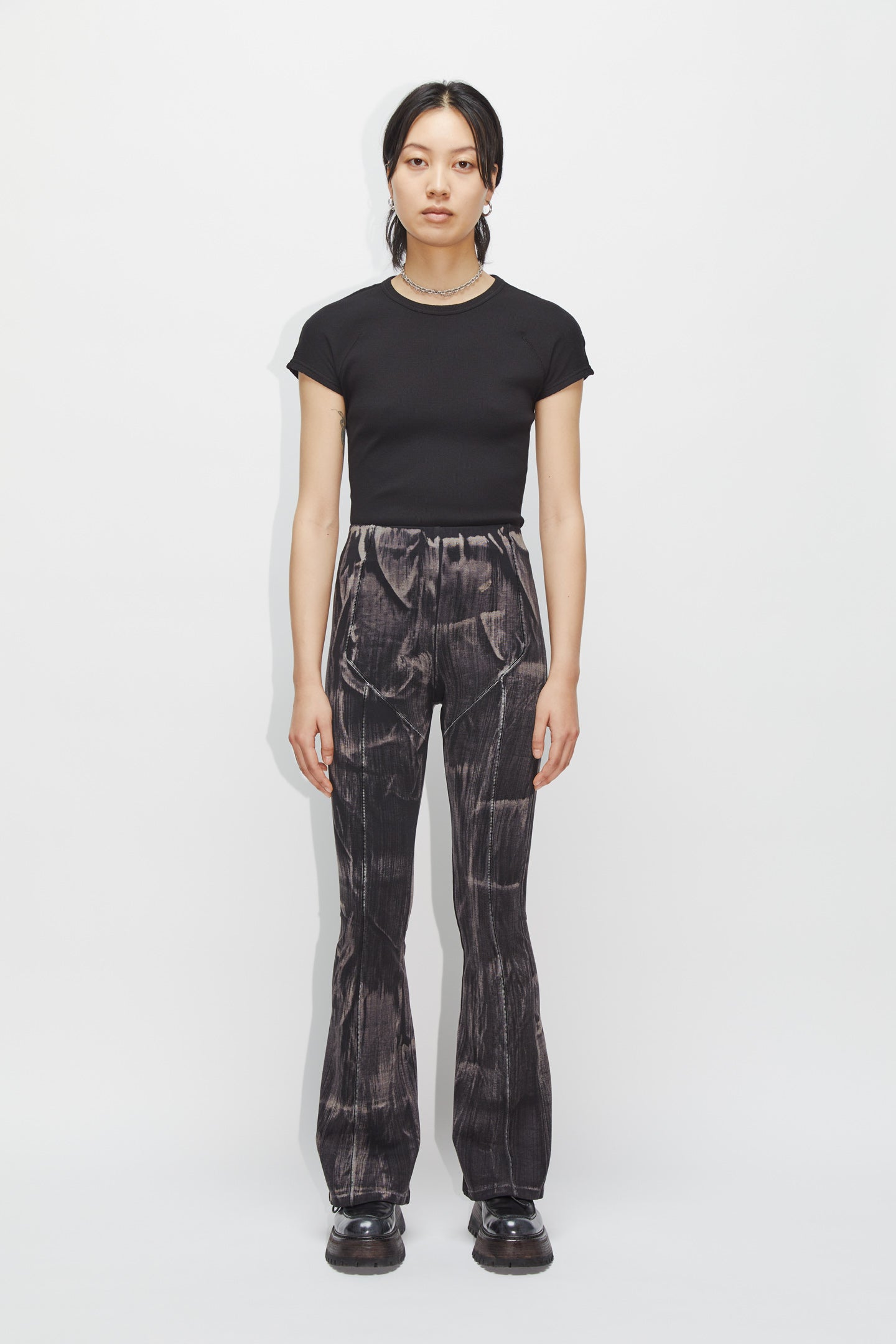 Bootcut Jersey Trousers