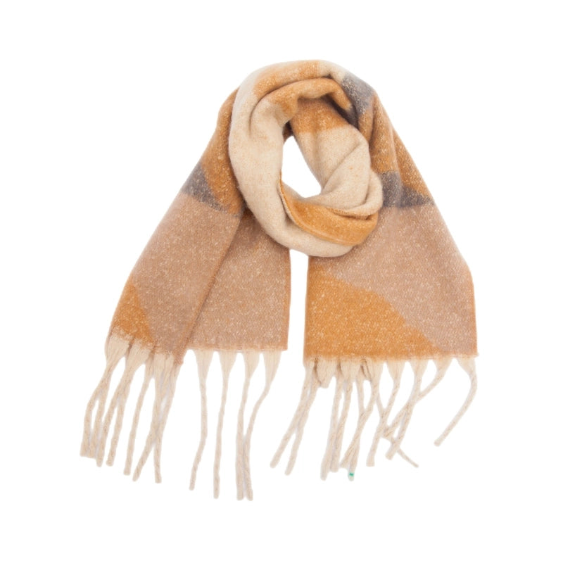 Women's Elegant Basic Streetwear Color Block Polyester Scarf