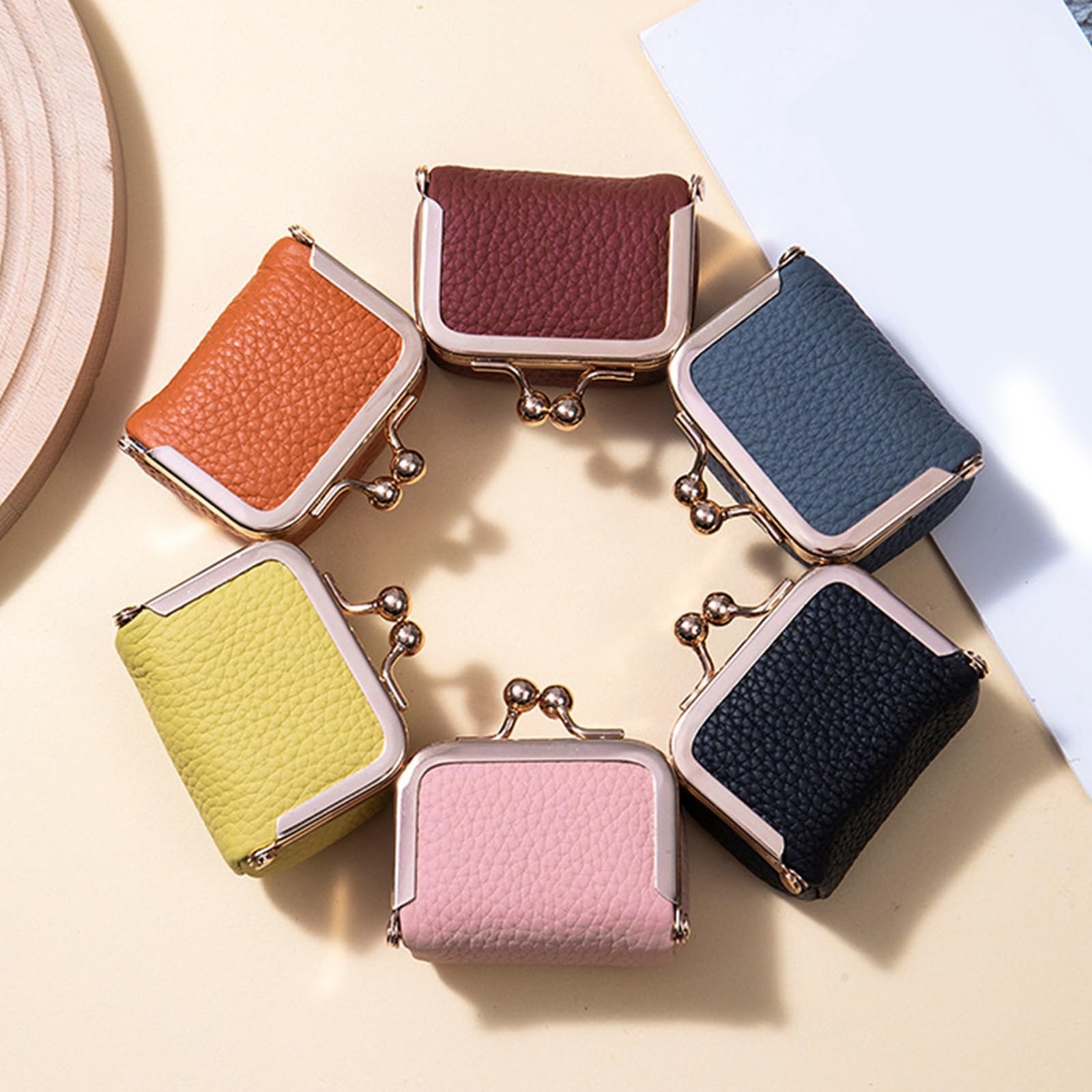 Genuine Leather Mini Coin Purse