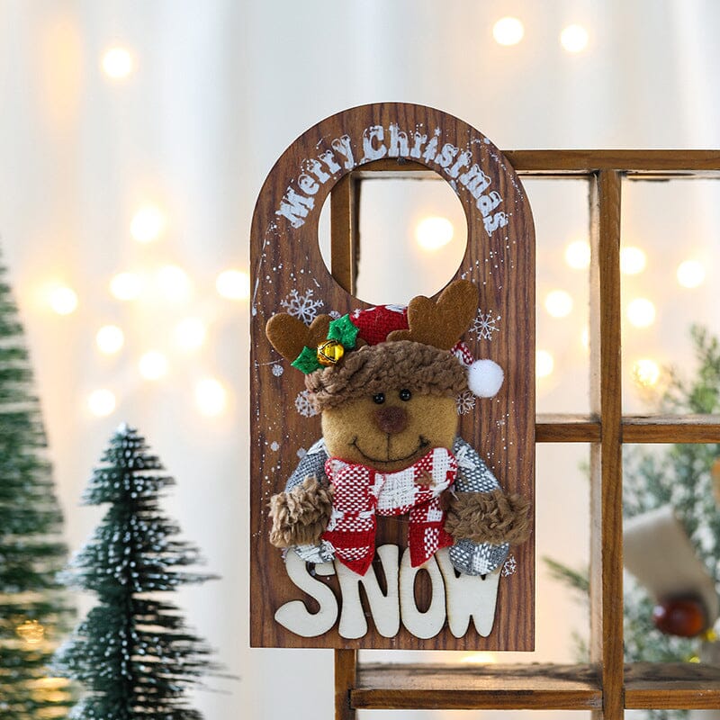 Personalized And Creative Christmas Doorknob Ornament