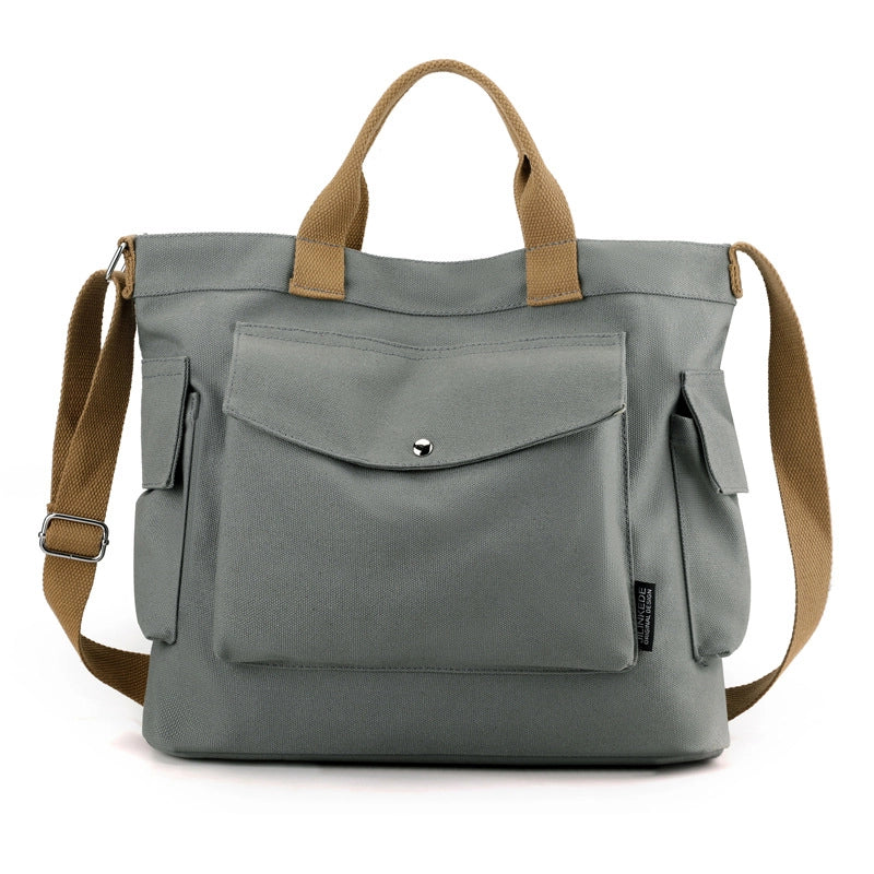 Women's Bag Winter New Shoulder Messenger Bag Trendy Canvas Bag Large Capacity Portable Large Bag Women's Bag