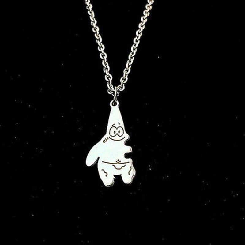 Spongebob Patrick Friendship Necklace