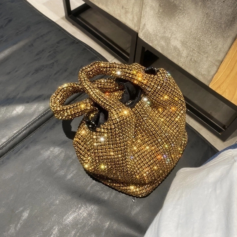Women's Small Autumn Rhinestone Vintage Style Handbag