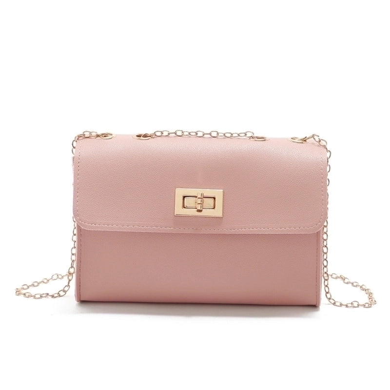 Fashion Chain Shoulder Messenger Small Square Bag Chain Candy Color Shoulder Bag