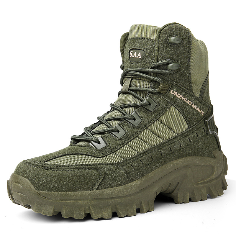 Kerstverkoop - 49% UIT - Waterdichte Outdoor Antipunctie Werk Legerlaarzen voor Mannen (Upgrade Duurzaamheid)