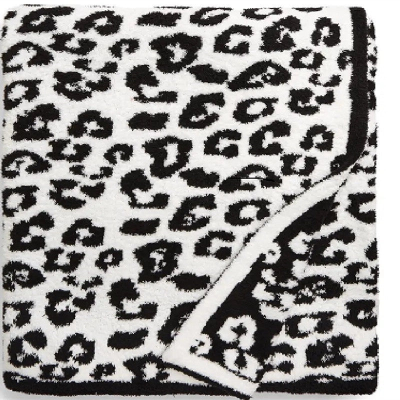 Casual Leopard Polyester Blanket Couch & Sofa Decor