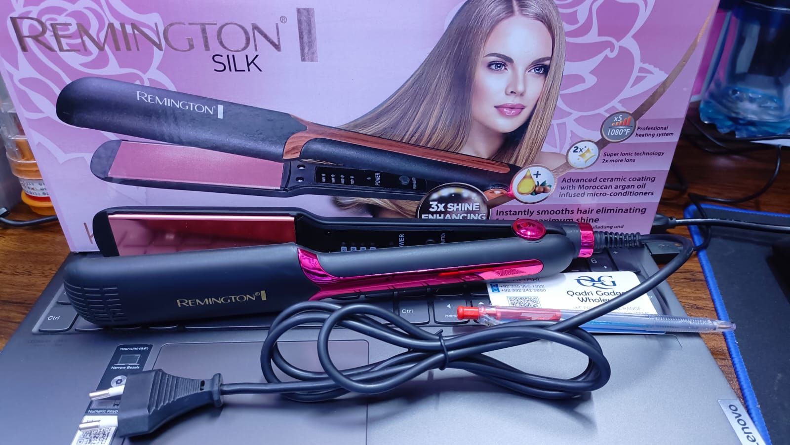 Imported REMINGTON Keratin Protect Hair Straightener