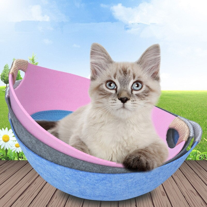 Removable  Mat Cat Pot Bed