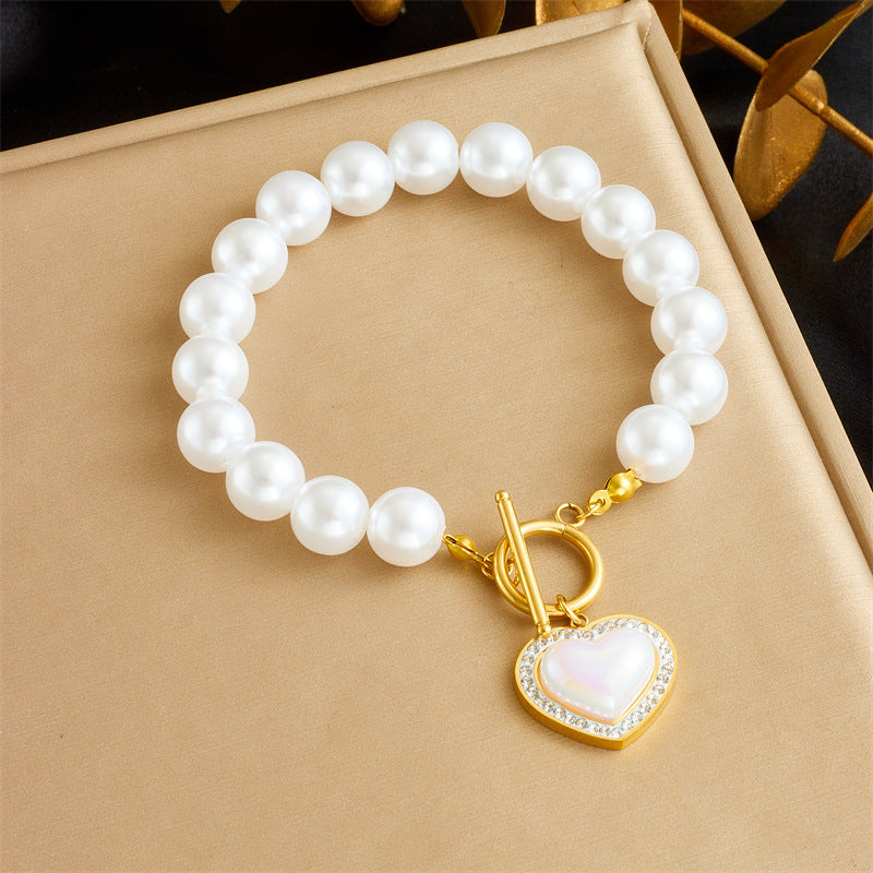Women Heart Droplet Bell Bowknot Stainless Steel Electroplating Jewelry Sets