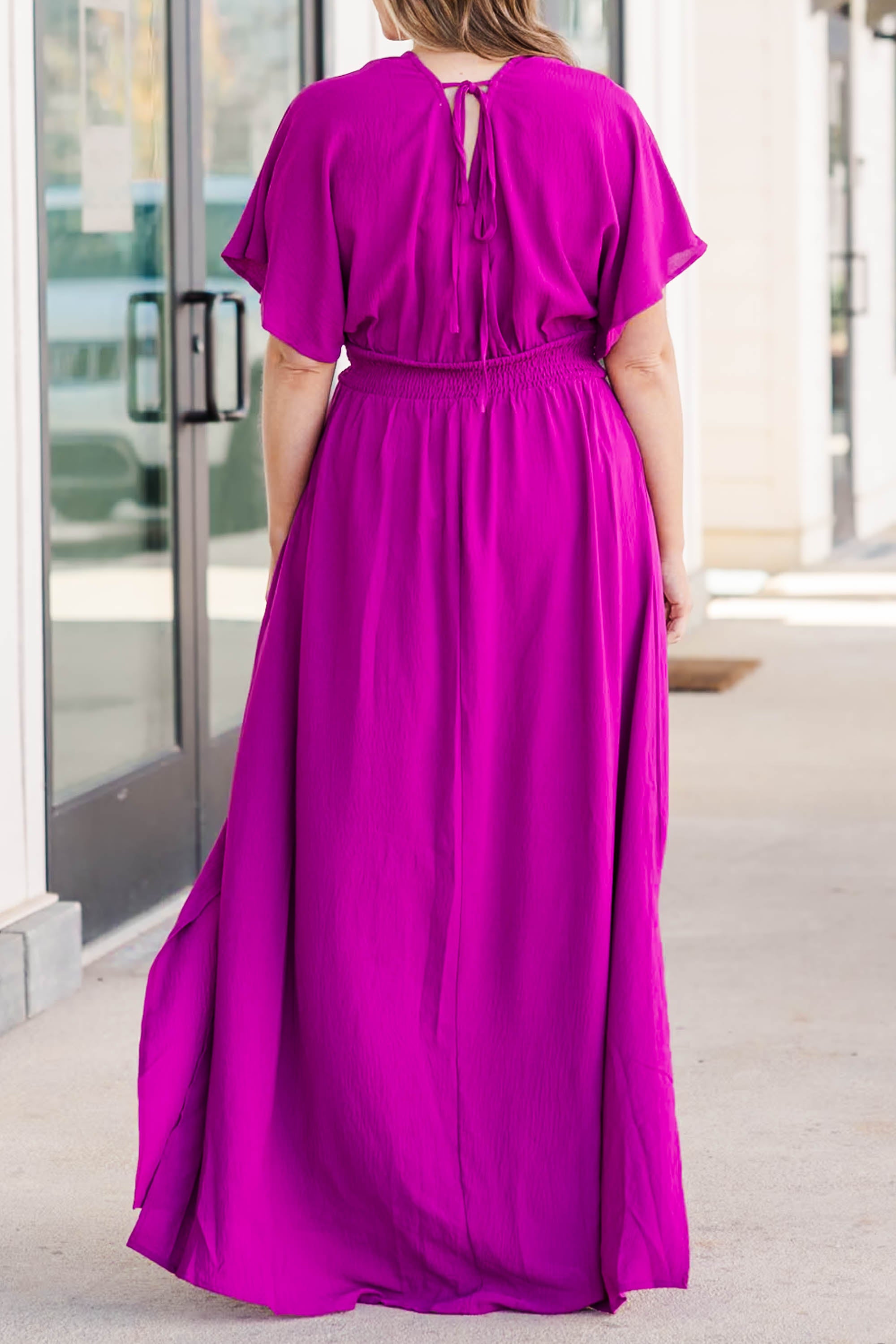 Feeling Good Maxi Dress. Magenta