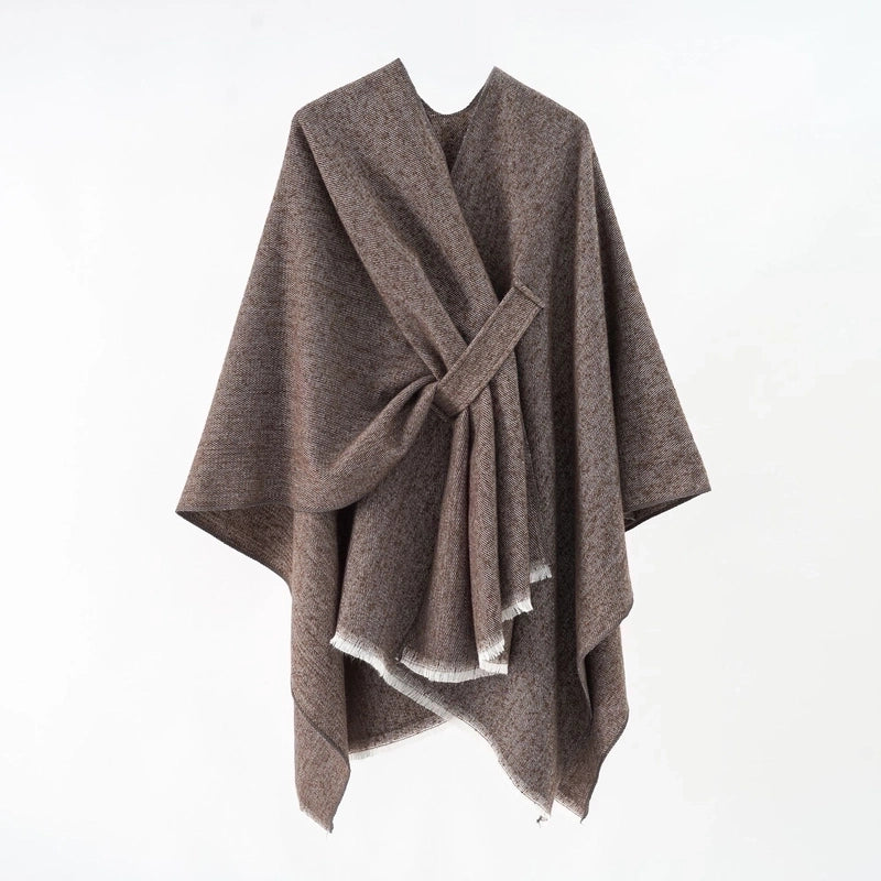 Women's Streetwear Solid Color Polyester Shawl