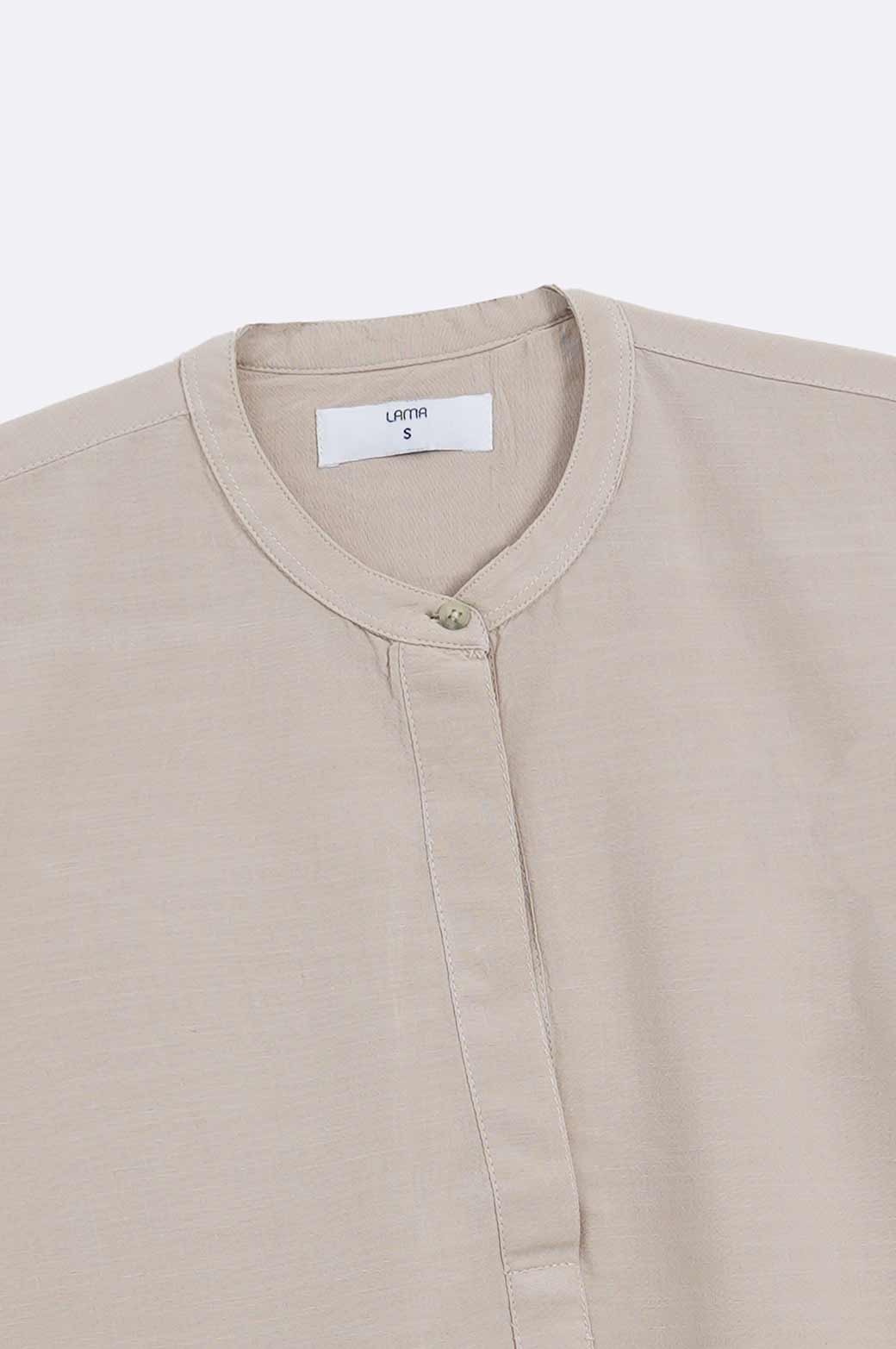 BAND COLLAR SHIRT