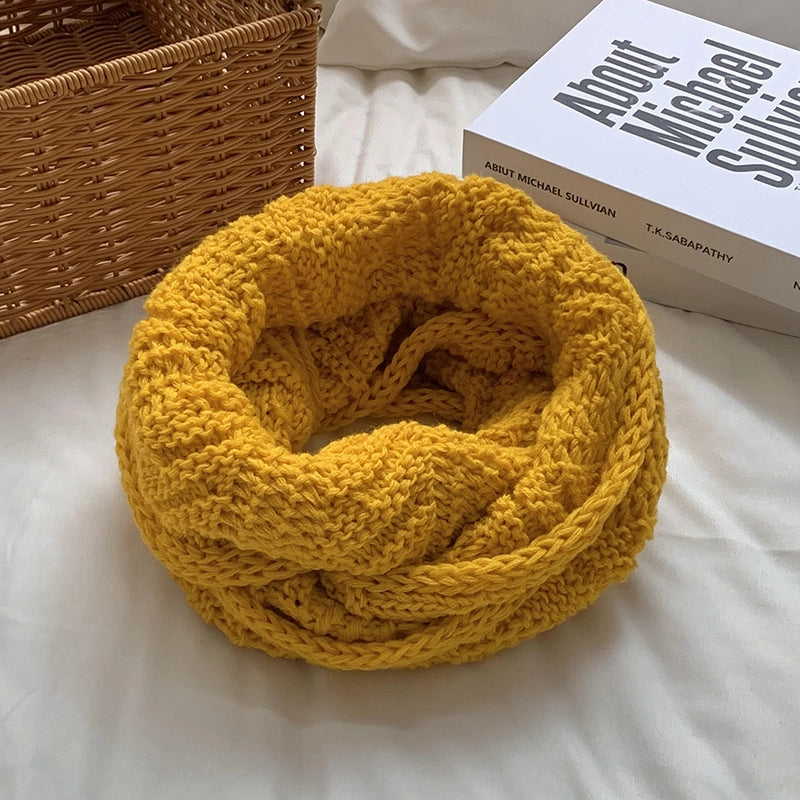 Unisex Retro Classic Style Solid Color Polyester Scarf