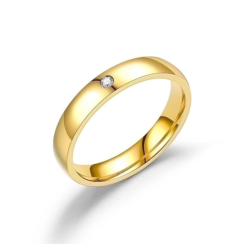 Fashion U Shape Stainless Steel 18K Gold Plated