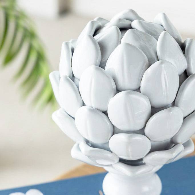 Artichoke Decorative Accent Large - White