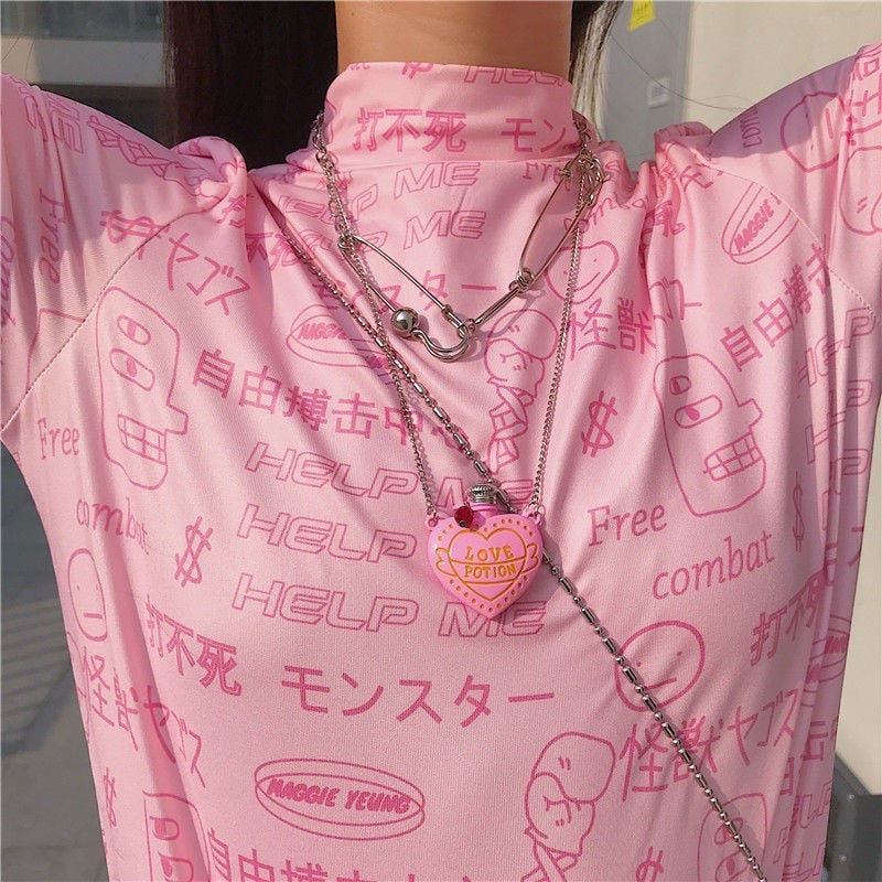 Love Potion Bottle Necklace