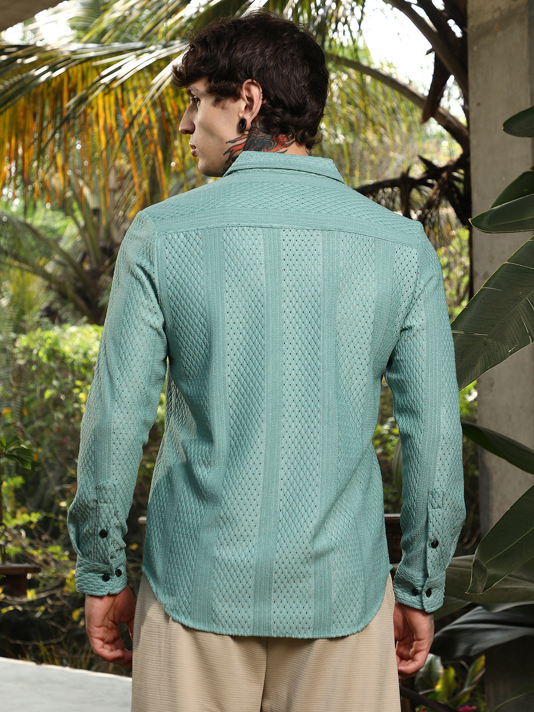 Marquise-Panel Tactile Shirt