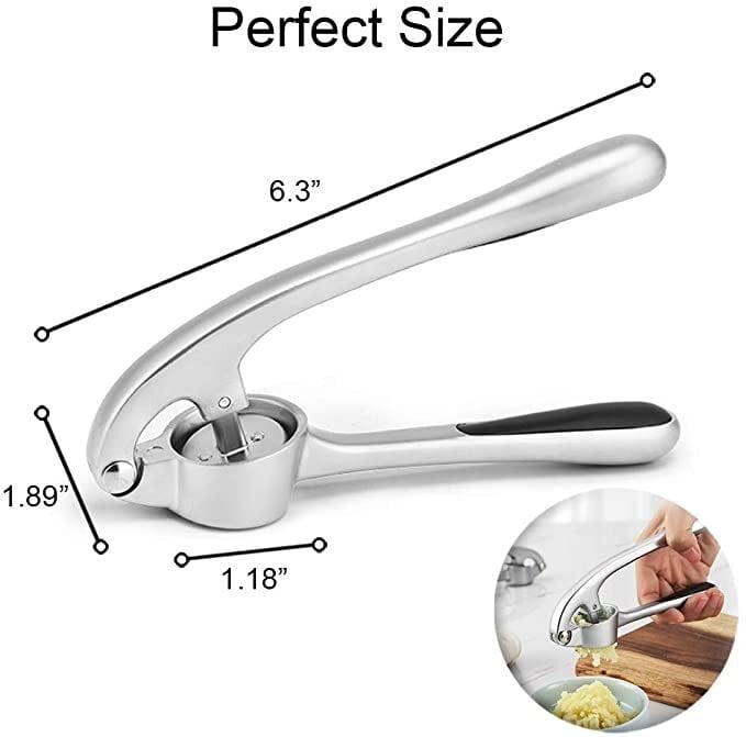 No Need to Remove Garlic Peel - Premium Garlic Press with Soft Easy-Squeeze Ergonomic Handle🎁Buy 3 Get 1 Free🎁