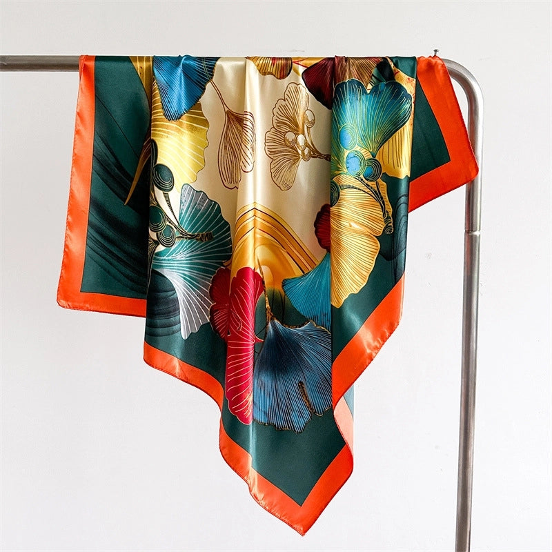 Women's Lady Minimalist Streetwear Printing Polyester Scarf