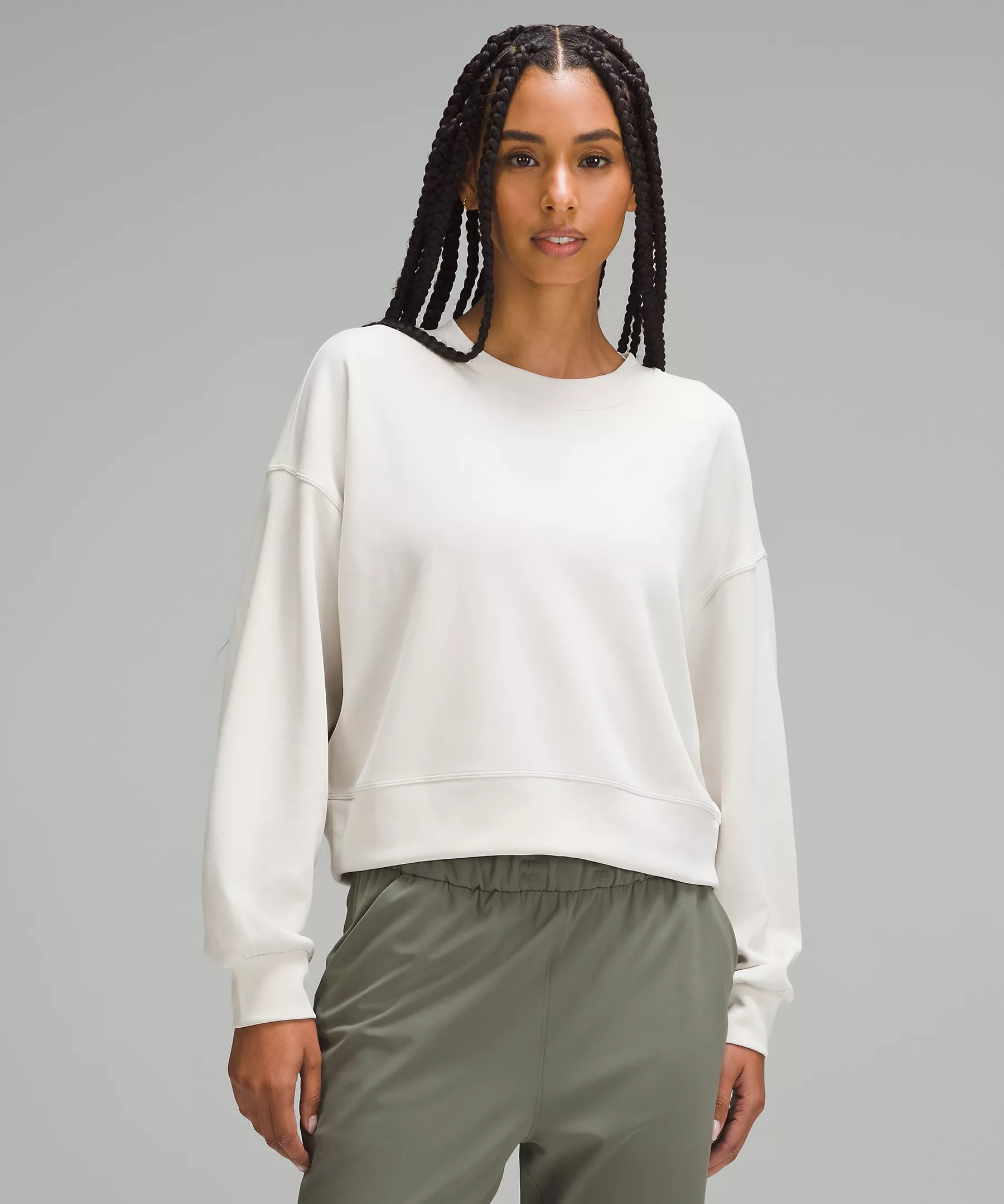 lululemon Softstreme Perfectly Oversized Cropped Crew