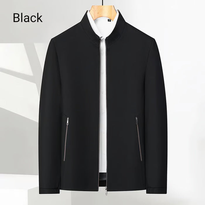 👑Fliwos® Men's Standing Collar Zipper Casual Jacket