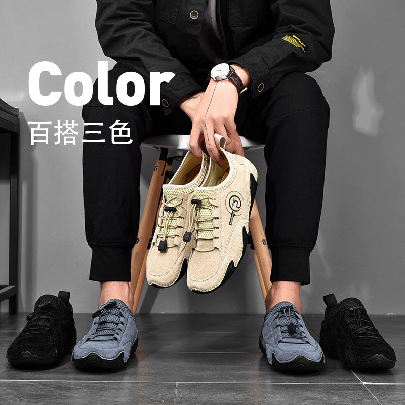 Men's Leather High-End Loafers Casual Shoes (In Stock)