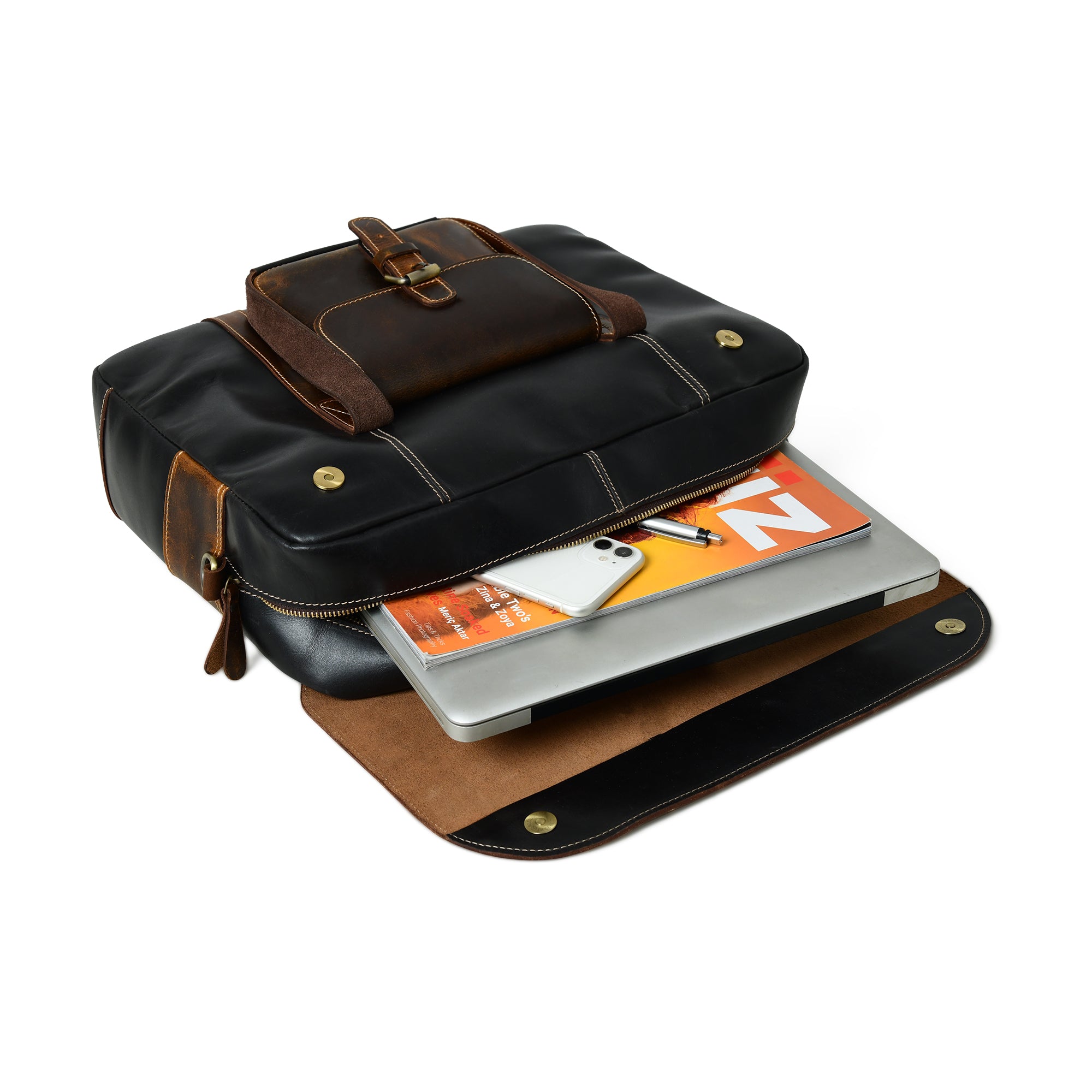 Leather Office Travel Bag