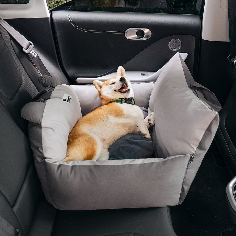 Bear Ears Pet Car Safety Bed Dog Car Seat Beds